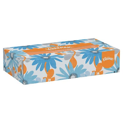 Kleenex Facial Tissue, 8.4 in X 8.4 In, 18 1/8 In Kimberly-Clark Professional