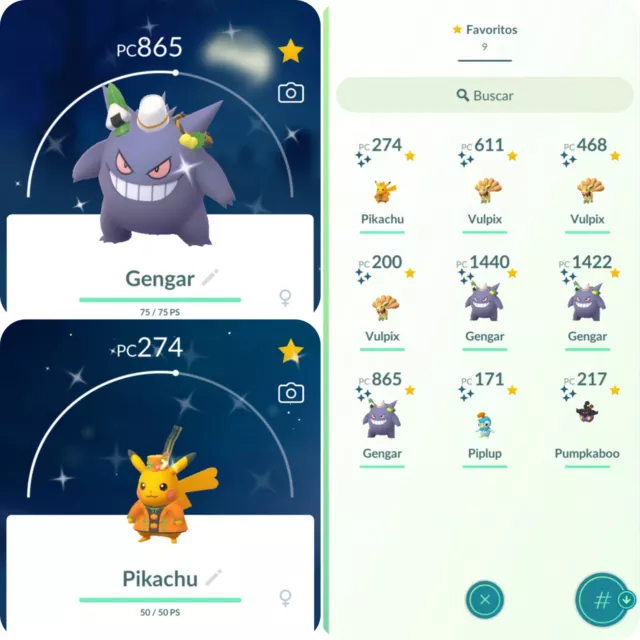 Pokémon Go ✨Shiny Gengar Trick Or Treat Halloween 2023 XXS & XXL ✨Mini PTC✨