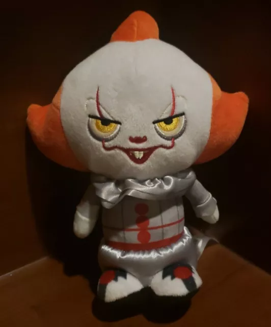 Funko Pennywise Plush IT Horror Stuffed Toy 2018 Creepy Smile Clown 8” King