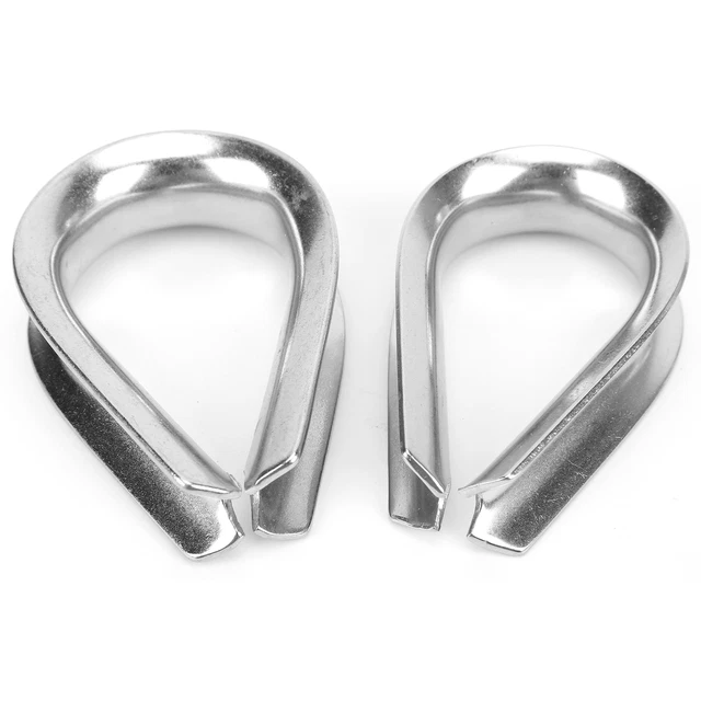 02 015 Dé à Coudre De Corde 16MM Pinces En Acier Inoxydable De Câble