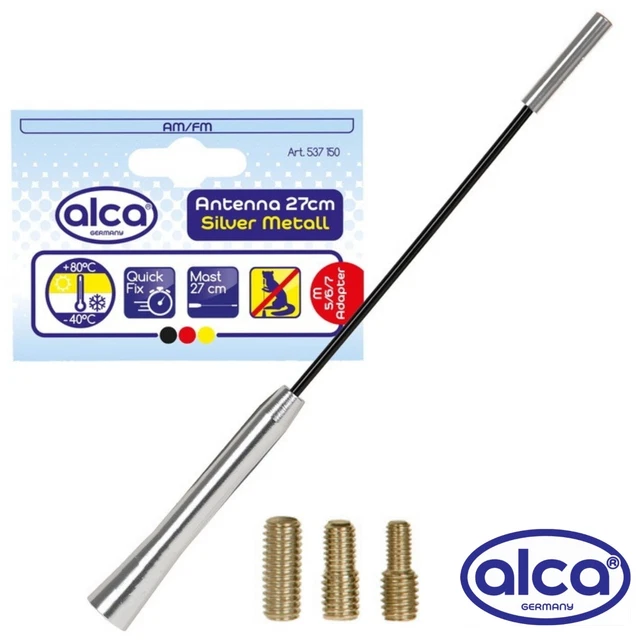 FIBRA antenna per auto vera antenna di ricambio di qualità radio AM/FM bee sting vite del montante nel tipo 55cm formato L