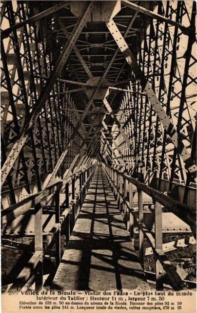 CPA Vallée de la SIOULE - Viaduc des FADES - Le plus haut du monde... (222034)