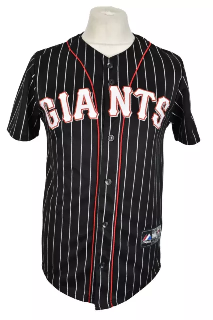 MAJESTIC San Francisco Giants MLB Jersey T-Shirt size XS Mens Outerwear Black