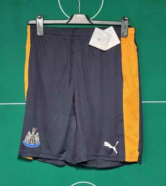 Newcastle United -  (Away) - Puma Football Shorts  - (S) - Bnwt