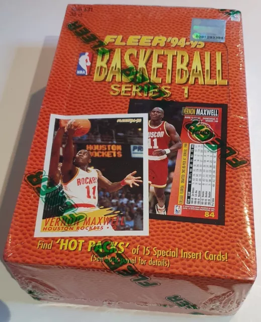 1994-95 Fleer Basketball Cards Series 1 Box - Factory Sealed