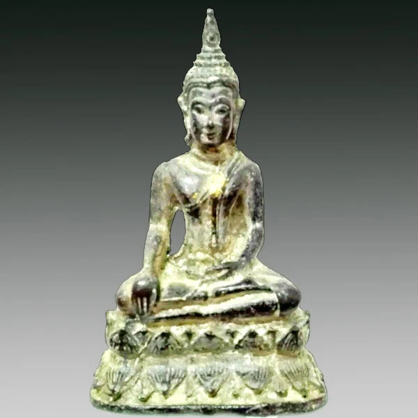 Authentic Bronze Uthong Buddha AYUTTHAYA Influence Temple Relic Thailand 18/19th