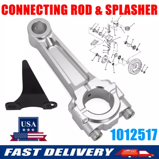 For 1984-1991 Kawasaki KF82 Club Car Gas Golf Cart 341cc Engine Connecting Rod