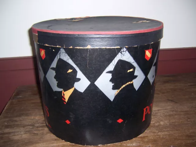 Vintage Portis Hats --- Hat Box
