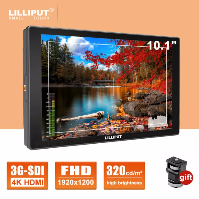 LILLIPUT A11 10.1" 4K Camera Monitor HDMI 3G-SDI Input Output 1920x1200 NEW
