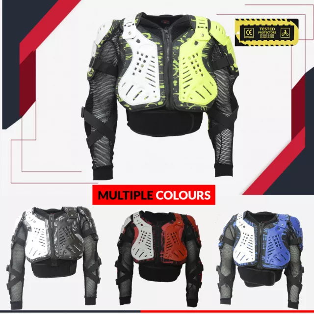 Motorbike Motocross Motorcycle Enduro Body Armour Protection Spine Protector CE