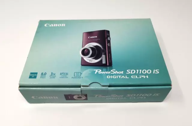 Canon PowerShot SD1100 IS Digital ELPH, 8MP Digital Camera, Brown, Barely Used!