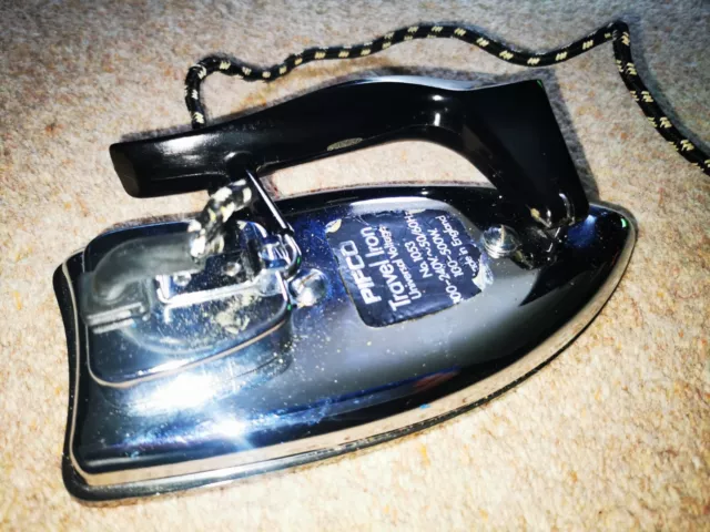 Pifco Travel Iron 1960's with Case Damaged Cable