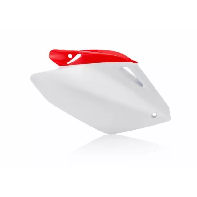 Pannelli laterali Acerbis Honda CRF250 04-05 Prodotto di apparecchiature originali Motocross bianco/rosso