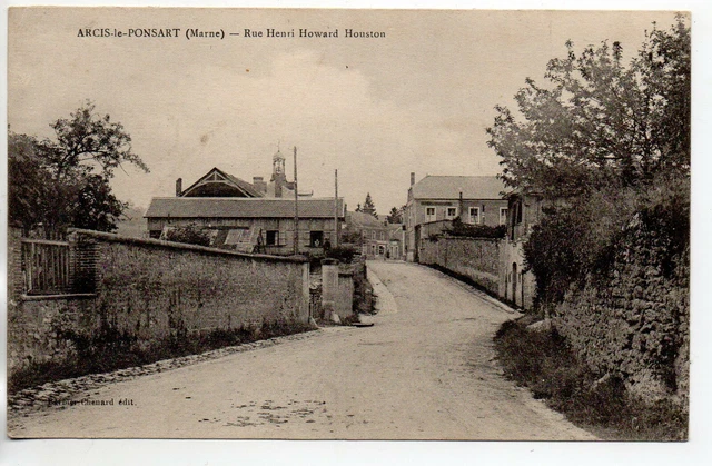 ARCIS LE PONSART - Marne - CPA 51 - Henri Howard Street Houston
