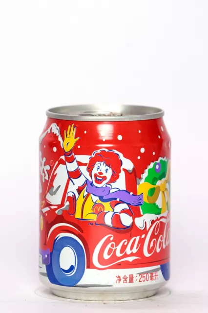 2002 Coca Cola can, China; McDonald's (250ml)