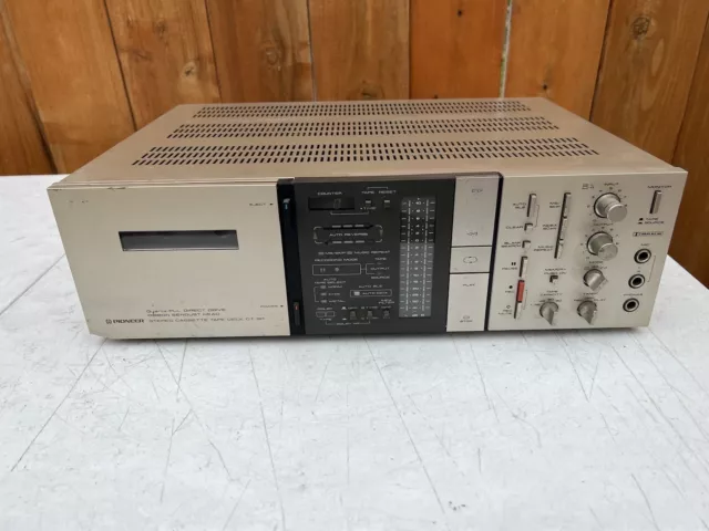 Pioneer Ct-9R Quartz-Pll Direct Drive Cassette Deck