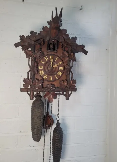 German Black Forest Cuckoo Clock Spares Or Repairs