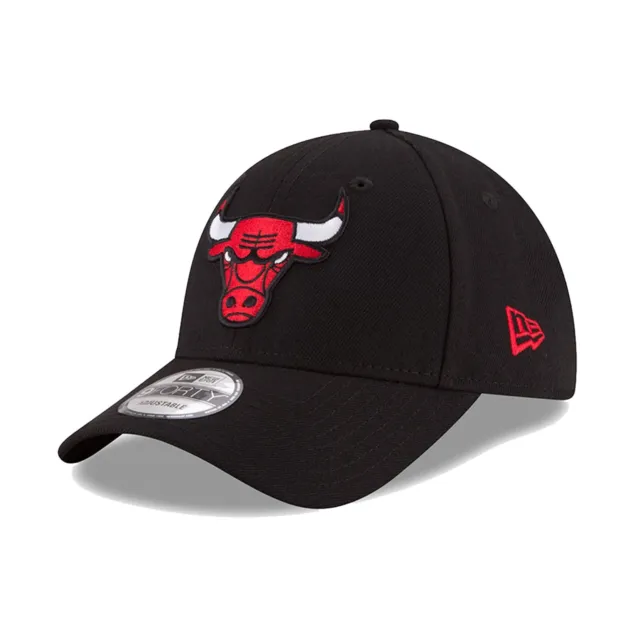 New Era Cap Men's NBA Chicago Bulls Team Basic Black 9FORTY Adjustable Hat