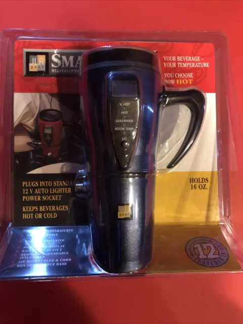 Brand New In Box JLR Gear Smart 16 Oz Mug 12 Features in One  Keeps Hot or Cold