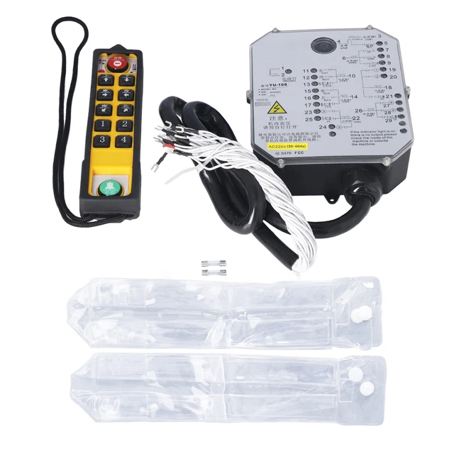 (220 V) Controller gru 800 MHz frequenza di trasmissione facile cablaggio 12 pulsanti
