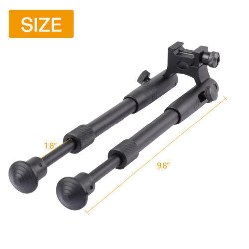 6-9 inch Foldable Adjustable Height Hunting Tactical Bipod Fit for Picatinny Rai