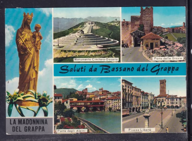 Cartolina Saluti da Bassano del Grappa VEDUTINE EB1064