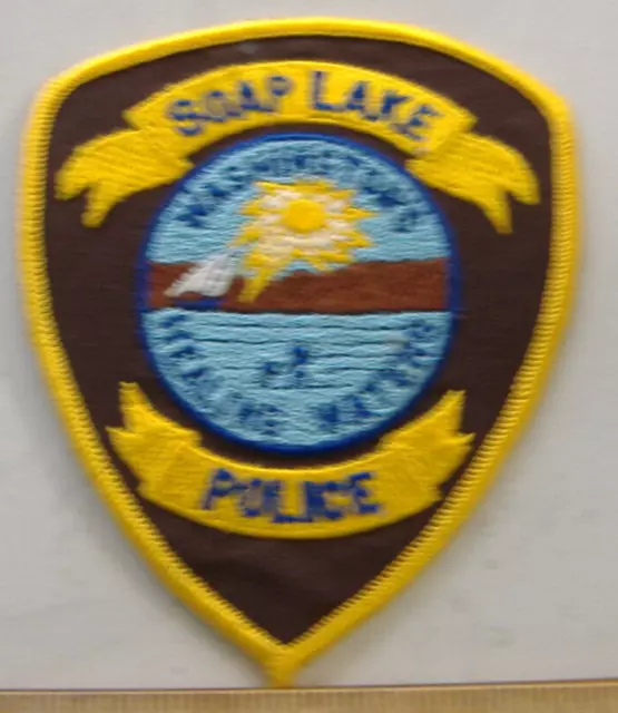 Soap Lake Washington  Police  Fabric Patch