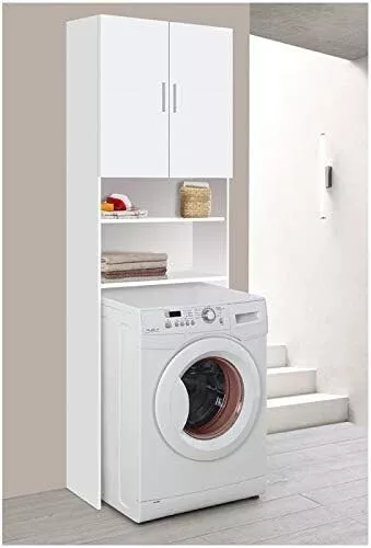 Mobile per la lavatrice Ariel dal colore Antracite 190 x 64 x 25 cm  Antracite - negozio di mobili