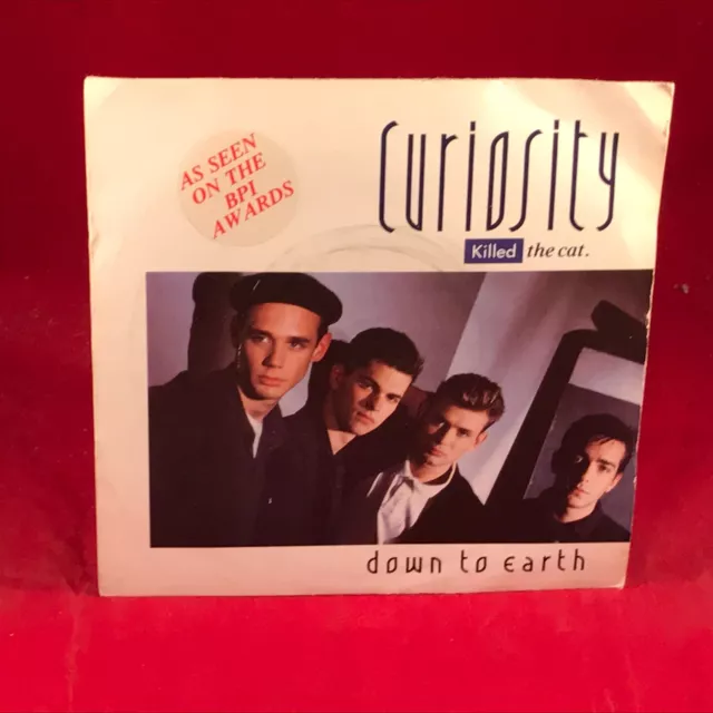 Curiosity Killed The Cat Down To Earth 1986 UK 7" Vinyl Single Original 45