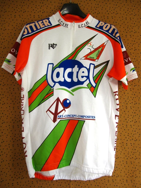 Maillot Cycliste Vintage Lapierre - Sco Dijon - Jersey Homme Taille M - Noir
