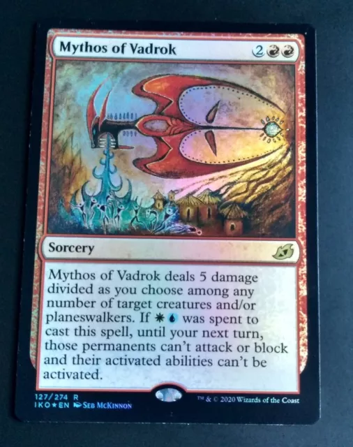 FOIL * MTG Rodan, Titan of Winged Fury / Vadrok, Apex of Thunder