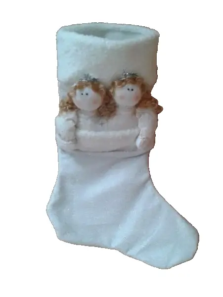 Calze Calza Befana con Angioletti porta dolci carbone regali epifania Natale