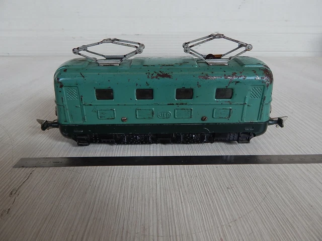 Locomotive JEP Bicolore échelle O - Vintage 1953-55 à Restaurer