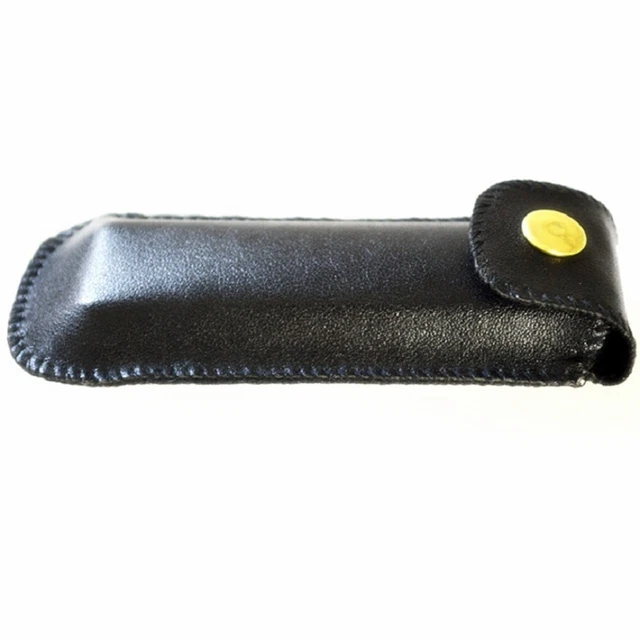 Outils utiles étui harmonica avec boucle 12,5 x 5 cm/4,92 x 1,97 cuir artificie