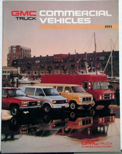 1991 GMC TRUCK Commercial Vehicles Pickup Trucks Vans Sales Brochure