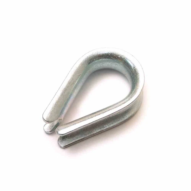 Sb-Kauschen 6mm Galvanisé 2 Pièce Cosses pour Câbles en Acier de Câble Neuf