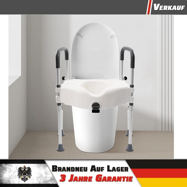 WC-Arm, WC-Booster, WC-Sitz, 170° verstellbar für Behinderte, kalte Menschen Neu