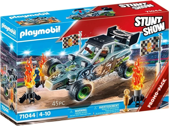 PLAYMOBIL Stuntshow 71044 Racer – Mit Pokal & Viel Zubehör, Für Kinder Ab 4 Jahren