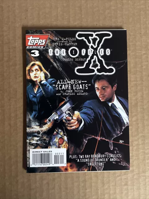 X-Files Digest #3 First Print Topps Comics (1996) Scully Mulder Ray Bradbury