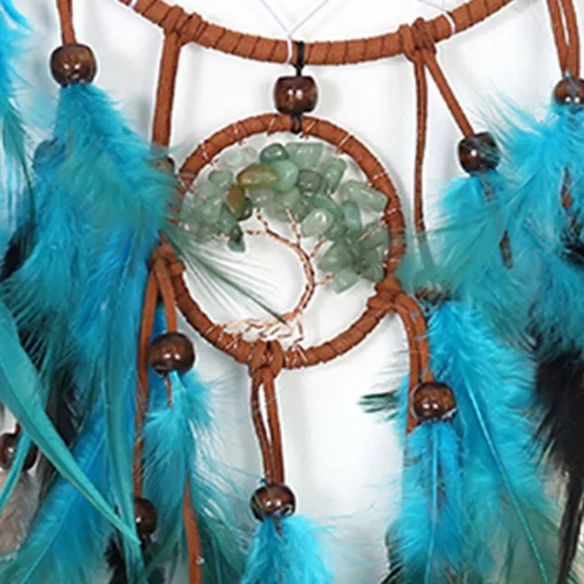 Feather Dream Catcher Beads Wall Hanging Boho Style Living Room Art Decor Gift 3