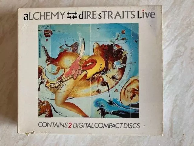 Dire Straits Alchemy Live Parts One & Two CDs 1984 West German Edition Slip Case