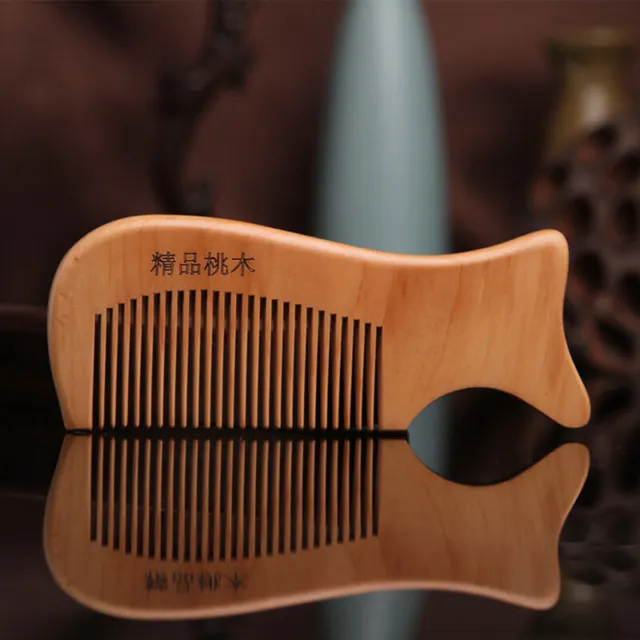 Wood Beard Lice Comb Plastic Pocket Comb Anti-static light comb ut