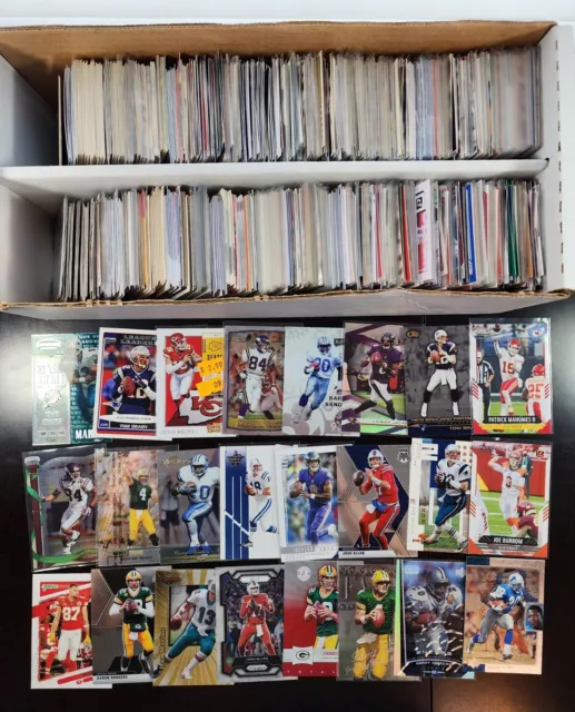 1,250 Football STARS ONLY! Rare Huge Lot HOF New 90s Loaded Dealer Resale 1990s