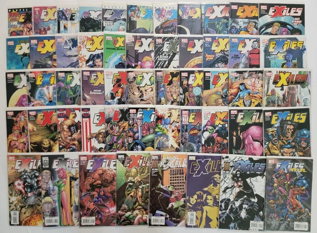 EXILES LOT (102) #1-100* + 1 Annual NM-NM* COMPLETE X-Men, HI GRADE, Mike McKone