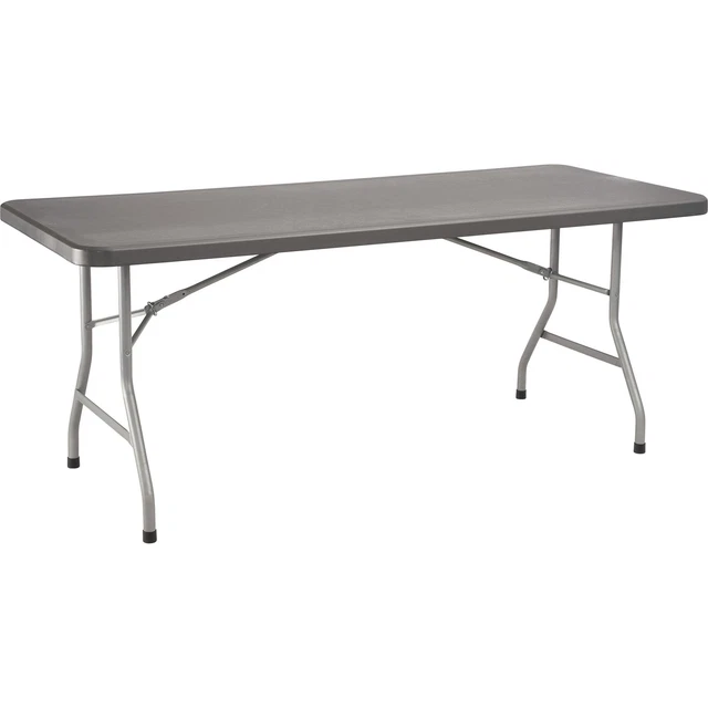 National Public Seating Corp. Heavy-Duty Folding Table — 30in. x 72in., Model#