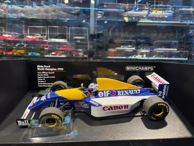 Williams F1 Renault FW15 n.2 ( 1993) 1:18 -Alain Prost- W. Champion - Minichamps 2
