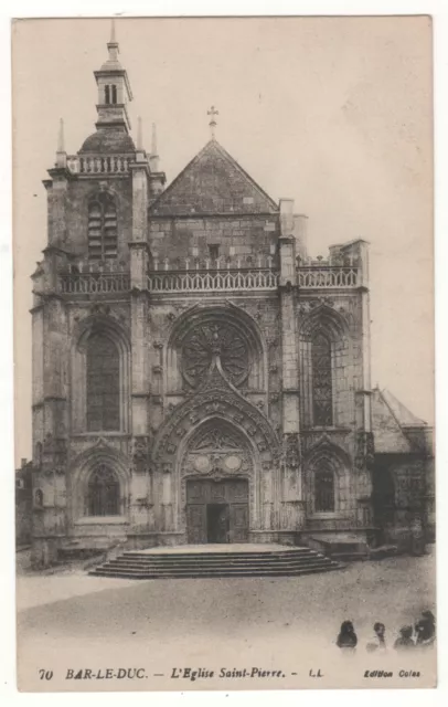 CPA 55 - BAR-le-DUC : ÉGLISE SAINT-PIERRE (MEUSE) ÉCRITE le 21-12-1919