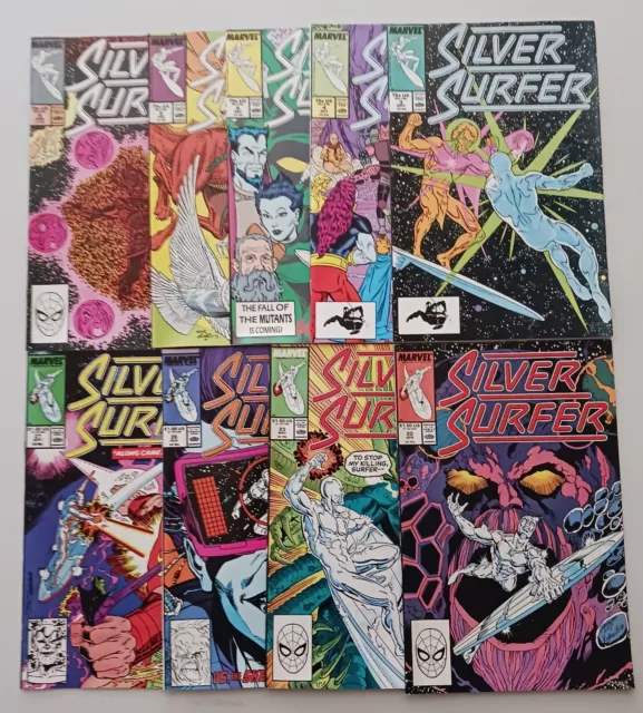 Silver Surfer Lot of 9 #3-4, 6 + More (VF or better)