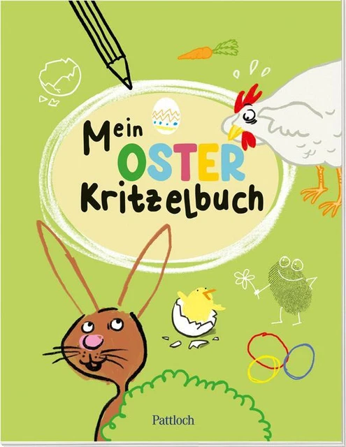 Jutta Wetzel: 'Mein Oster-Kritzelbuch' Malen und Kritzeln ab 4 Jahren