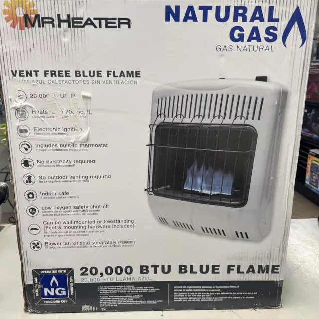 Mr.Heater 20,000 BTU Vent Free Blue Flame Natural Gas Space Heater